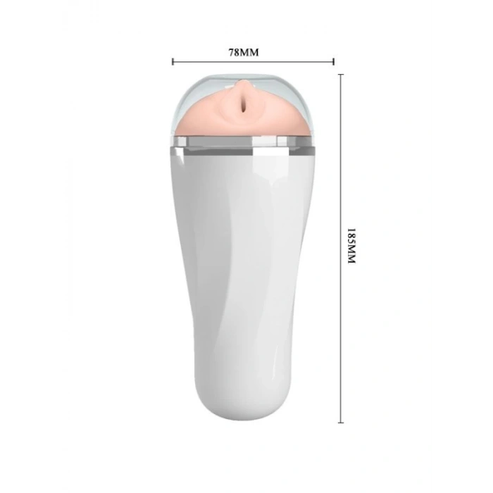 Eskişehir Erotik Shop 18,5 cm Gerçekçi Doku Realistik Suni Vajina Mastürbatör