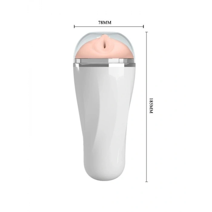 18,5 cm Gerçekçi Vajina Mastürbatör – Realistik Doku, Kompakt Elde Kullanım, Soft TPE