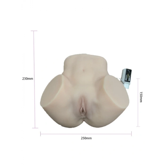 Eskişehir Erotik Shop 23CM Titreşimli Süper Realistik Kalça Mastürbatör