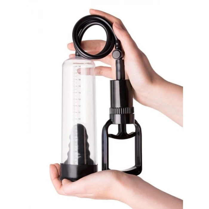 Eskişehir Erotik Shop 3 halkalı Penis Pompası PVC Şeffaf 20,5 cm