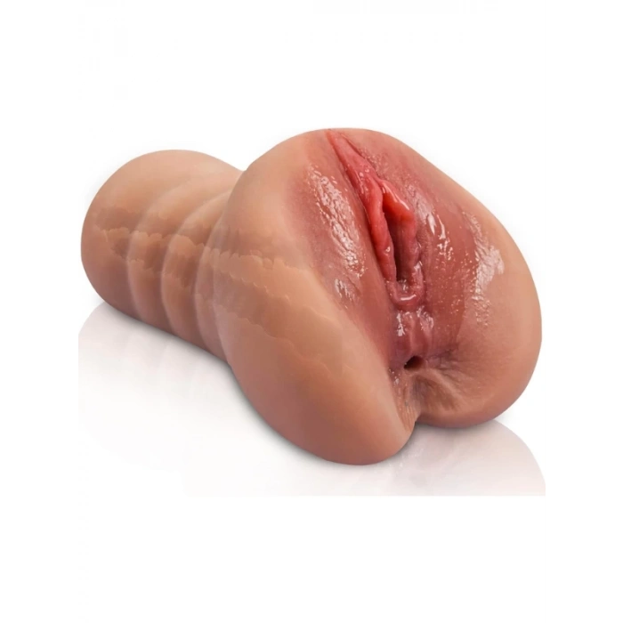 Eskişehir Erotik Shop 600GR Realistik Çift Girişli Melez Mastürbatör