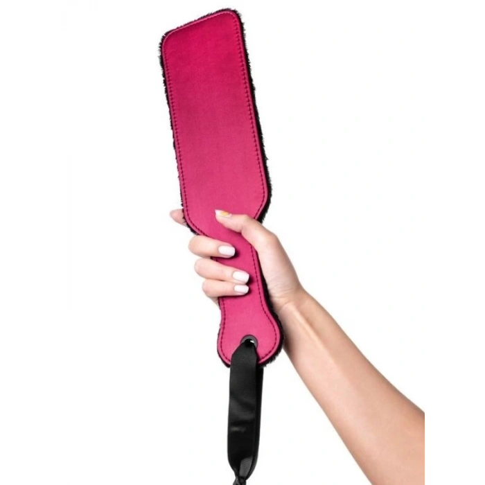 Eskişehir Erotik Shop Anonymo BDSM Kırbaç 0009 Kadife Kadife Kırmızı 37 cm