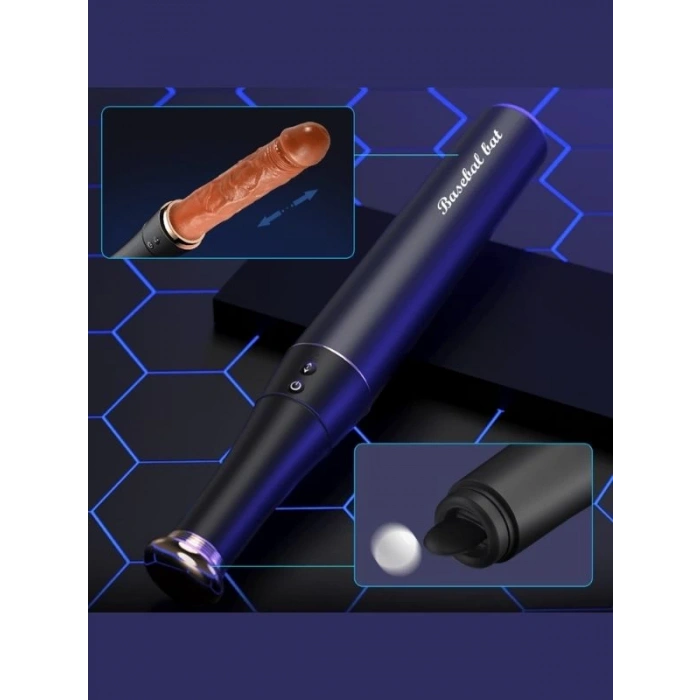 Eskişehir Erotik Shop Beyzbol Sopası İleri Geri ve Dil Vibratör