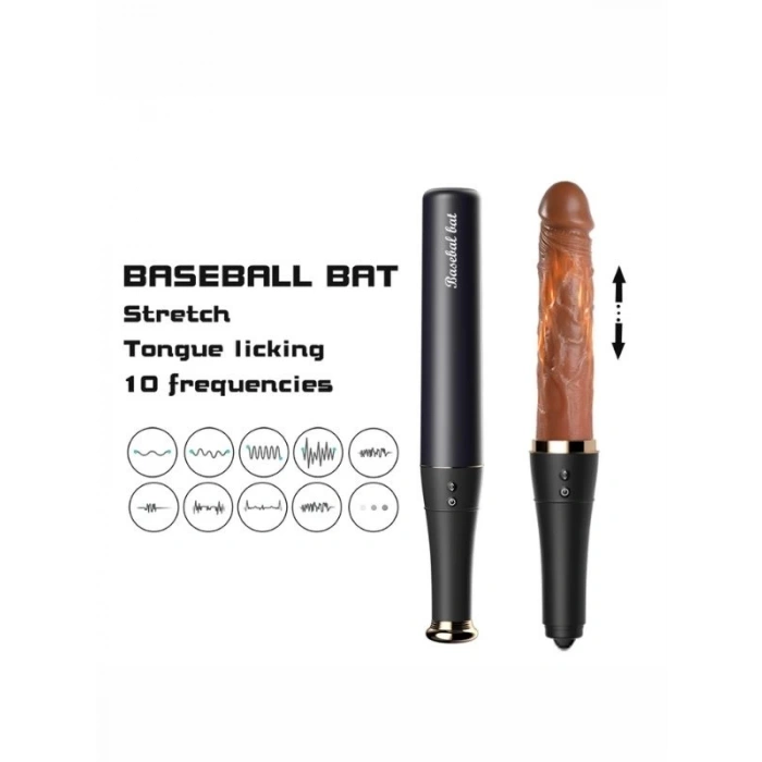 Eskişehir Erotik Shop Beyzbol Sopası İleri Geri ve Dil Vibratör