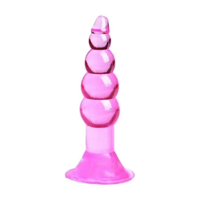 Eskişehir Erotik Shop Boğumlu Anal Plug Karışık Renklerde 11 cm