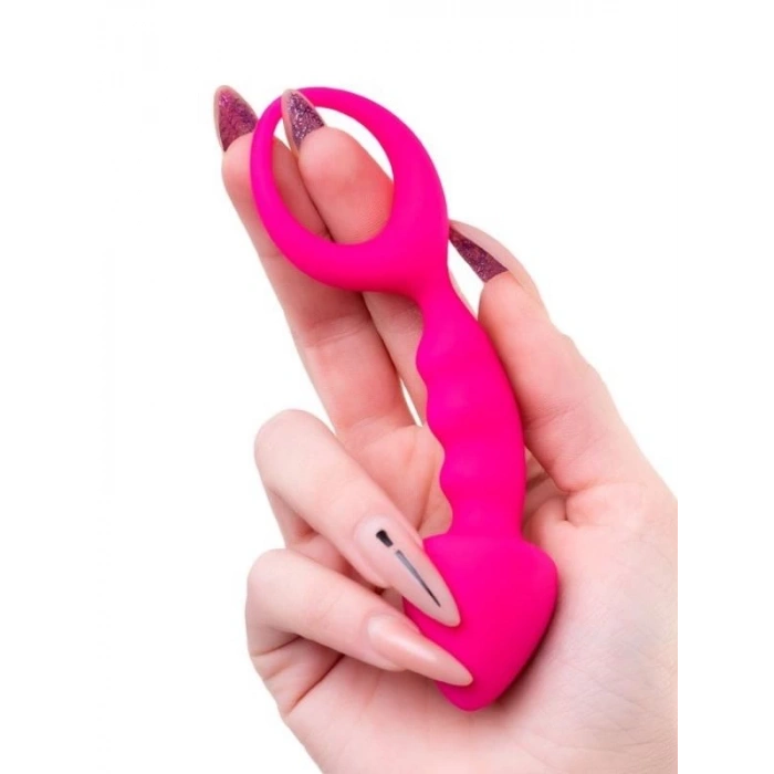 Eskişehir Erotik Shop Bong Anal Plug Pembe 12,5 cm