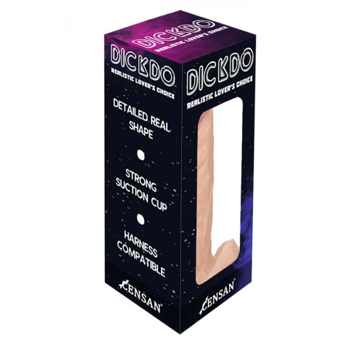 Eskişehir Erotik Shop Dickdo Gerçekçi Testisli Dildo Penis 19cm model1