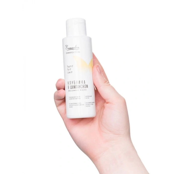 Eskişehir Erotik Shop Eromantica Çilek ve Şampanya Aromalı Masaj Yağı