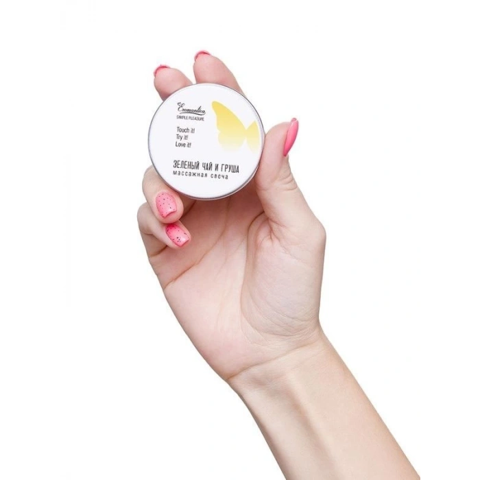Eskişehir Erotik Shop Eromantica Masaj Mumu - Yeşil Çay ve Armut Aromalı