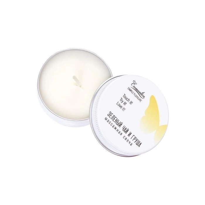 Eskişehir Erotik Shop Eromantica Masaj Mumu - Yeşil Çay ve Armut Aromalı