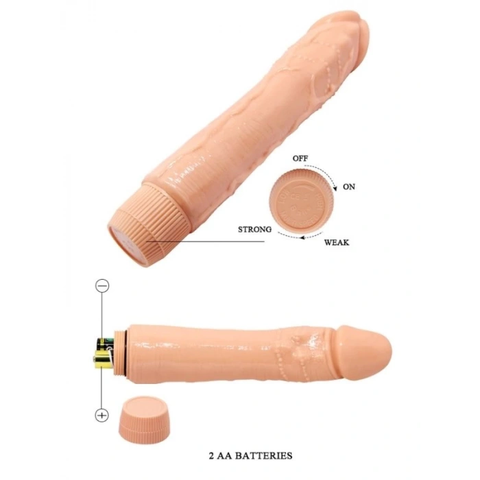 Eskişehir Erotik Shop Güçlü Titreşimli 24 cm Realistik Vibratör