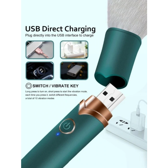 Titreşimli makyaj fırçası vibratör