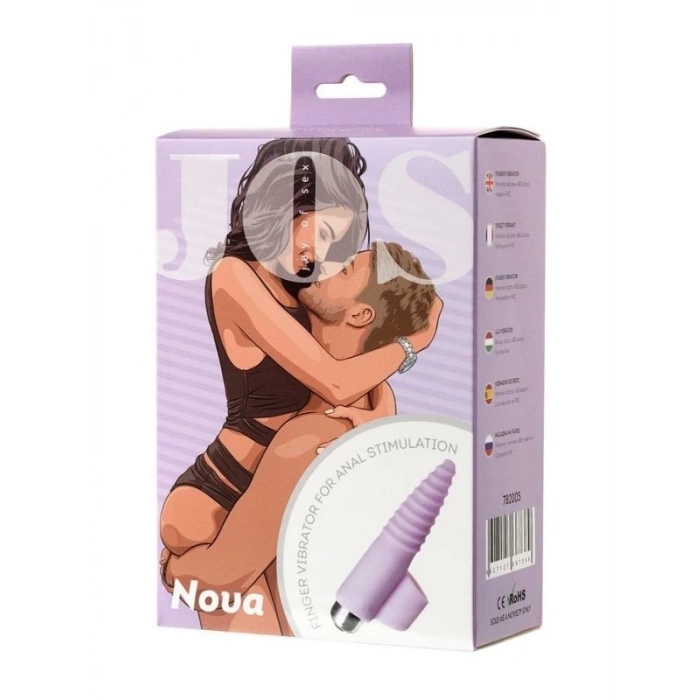 Eskişehir Erotik Shop Jos Nova Parmak Ucu Anal Plug pembe 9 cm