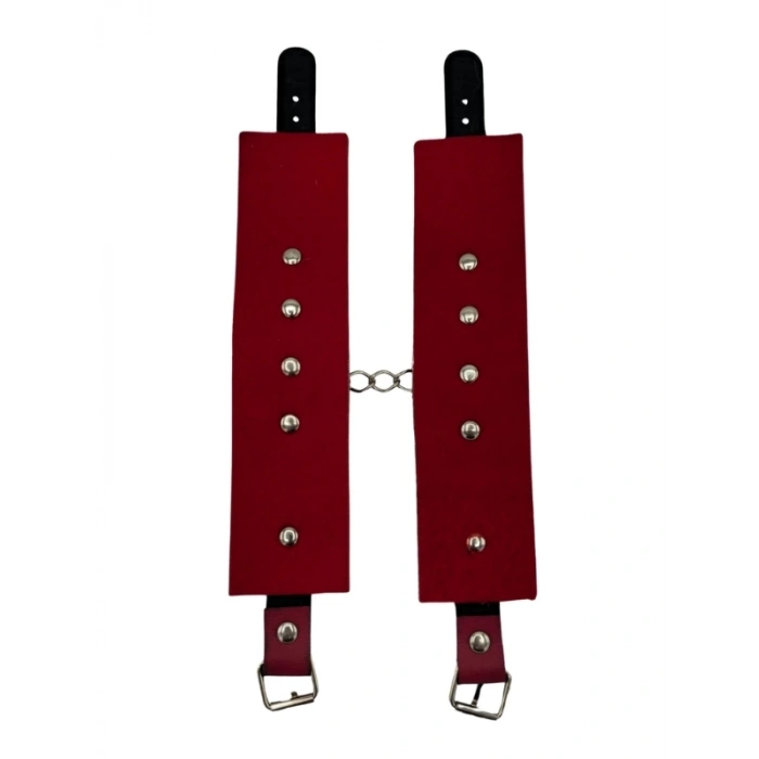 Eskişehir Erotik Shop Kırmızı Deri El Kelepçesi