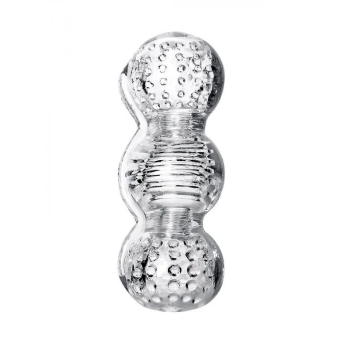 Eskişehir Erotik Shop Lingam Masturbator Rashmi, TPE, Şeffaf, 15,5 cm