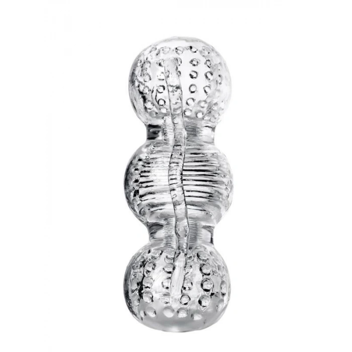 Eskişehir Erotik Shop Lingam Masturbator Rashmi, TPE, Şeffaf, 15,5 cm