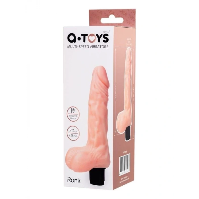 Eskişehir Erotik Shop Multi-Speed Realistik Vibratör TPE Ten 20 cm