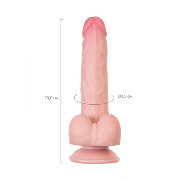 Eskişehir Erotik Shop My Babe Kıkırdaklı Deri Katmanlı My Pretty 20 cm Dildo
