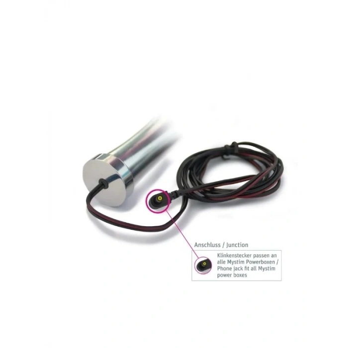 Eskişehir Erotik Shop Mystim O(h!)-thello Çelik Anal ve Vajinal Elektirikli Dildo