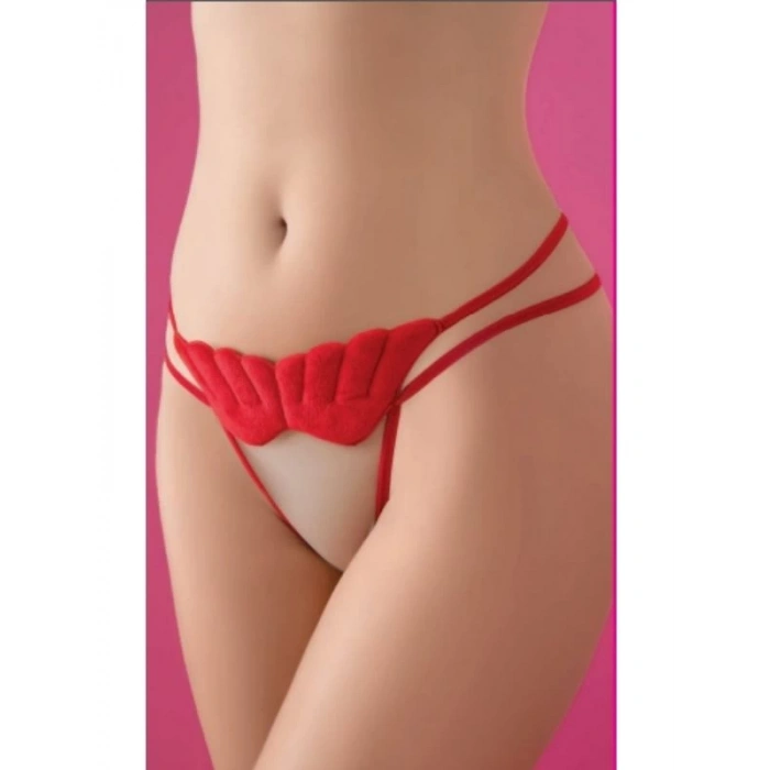 Eskişehir Erotik Shop Özel Bölgesi Açık Melek Kanadı Detaylı Tek Külot