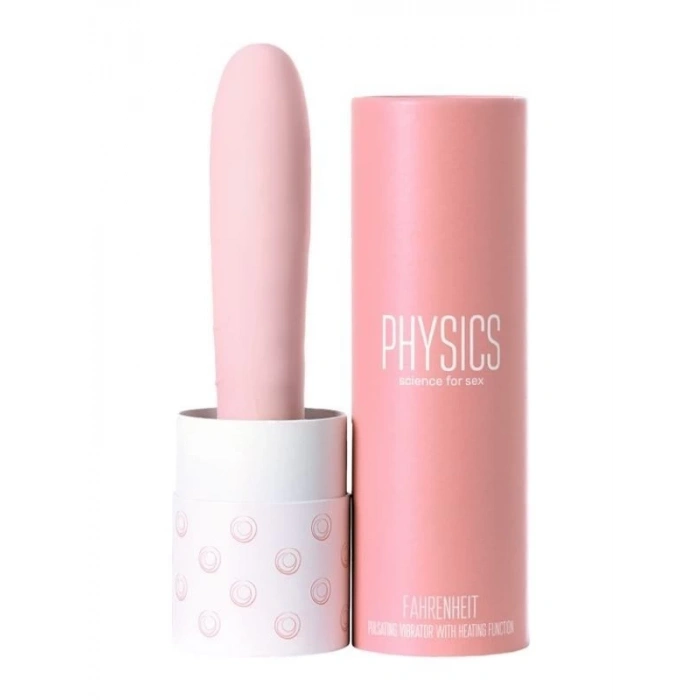 Eskişehir Erotik Shop PHYSİCS FAHRENHEİT Titreşimli Isıtmalı Vibratör Pembe 19 cm