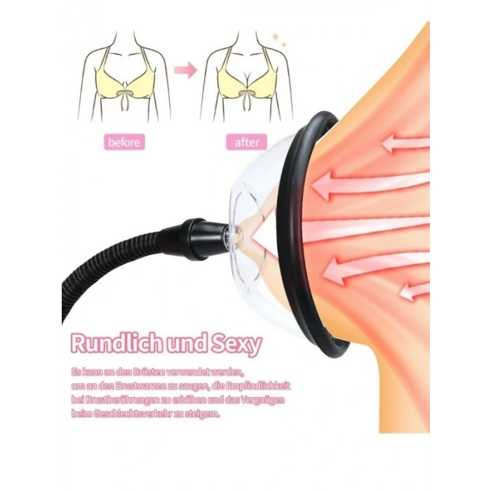 Pussy Pump Premium Fun Çift Başlıklı Vajina & Gööğüs Pompası