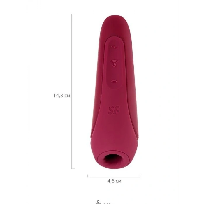 Eskişehir Erotik Shop Satisfyer Curvy 1 Telefon Kontrollü Klitoris Vibratörü
