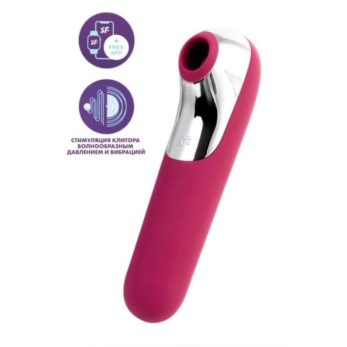 Eskişehir Erotik Shop Satisfyer Dual Love Pink Telefon Kontrollü Klitoral Uyarıcı Vibratör