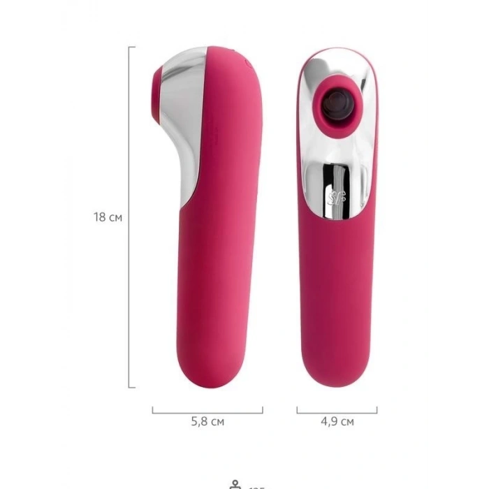 Eskişehir Erotik Shop Satisfyer Dual Love Pink Telefon Kontrollü Klitoral Uyarıcı Vibratör
