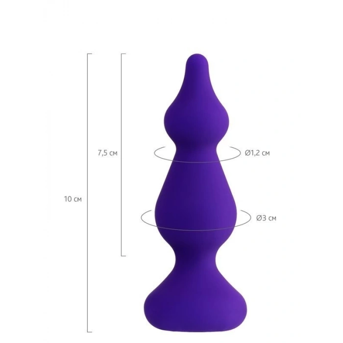 Eskişehir Erotik Shop  Sholt Anal Plug mor 10 cm