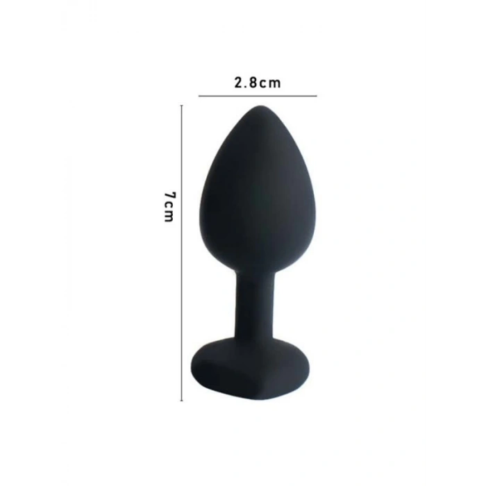 Eskişehir Erotik Shop Silikon Anal Tıkaç Siyah