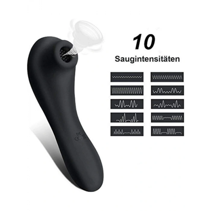 Eskişehir Erotik Shop Siyah Klitoral emiş vibratörü