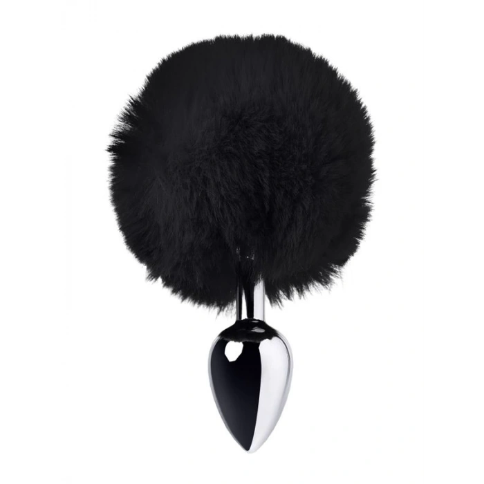 Eskişehir Erotik Shop Siyah Ponponlu Anal Tıkaç