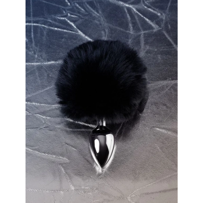 Eskişehir Erotik Shop Siyah Ponponlu Anal Tıkaç