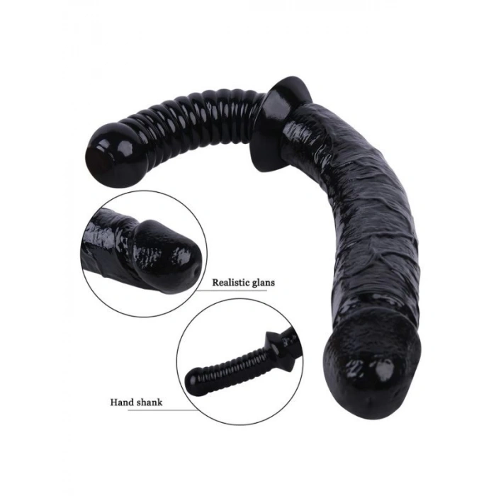 Eskişehir Erotik Shop Siyah Renk 38 cm Jop Dildo Model No:1070