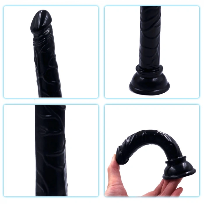 Eskişehir Erotik Shop Siyah Renk Gerçekçi 15CM Anal Dildo