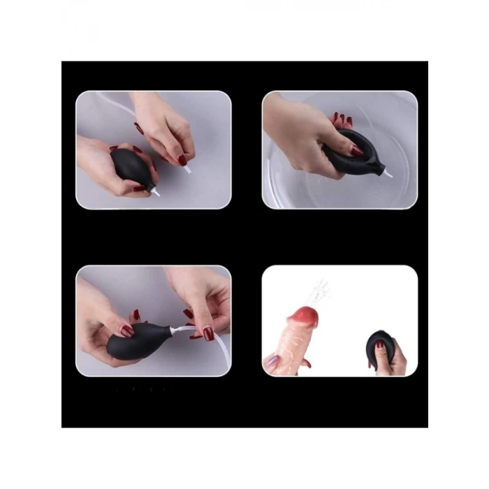 Eskişehir Erotik Shop Su Fışkırtma Fonksiyonlu Gerçekçi Vantuzlu Dildo