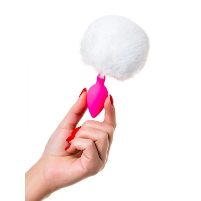 Eskişehir Erotik Shop Sweet Bunny Kuyruklu Anal Plug Pembe 13 cm 43 gr