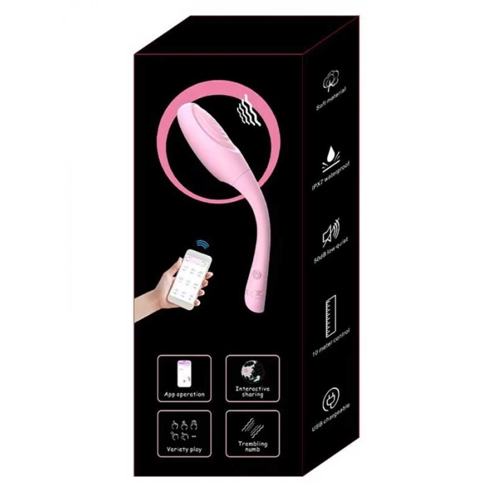 Eskişehir Erotik Shop Telefon Kontrollü Şarjlı Vibratör Pembe