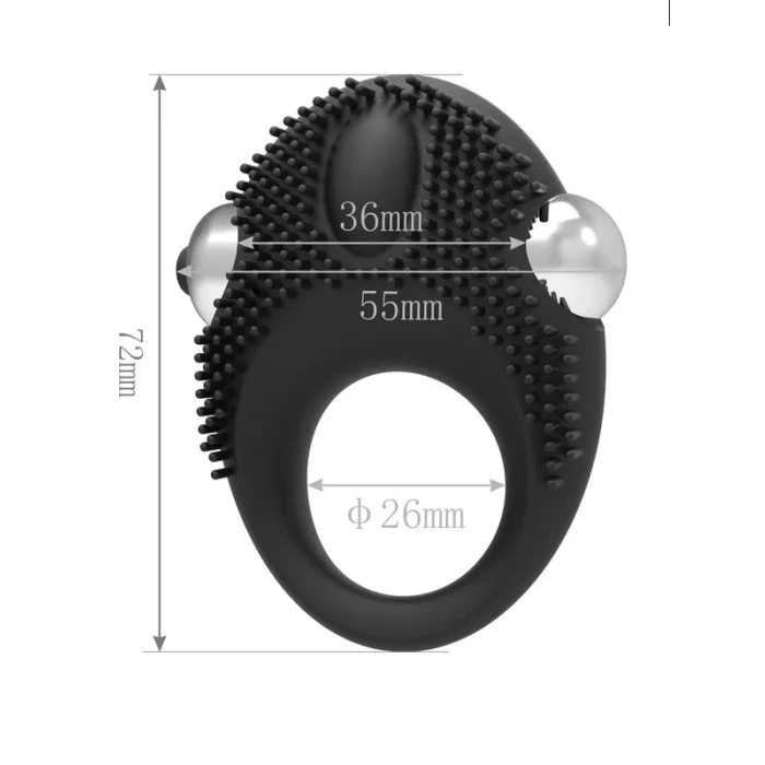 Eskişehir Erotik Shop Titreşimli Penis Halkası Siyah