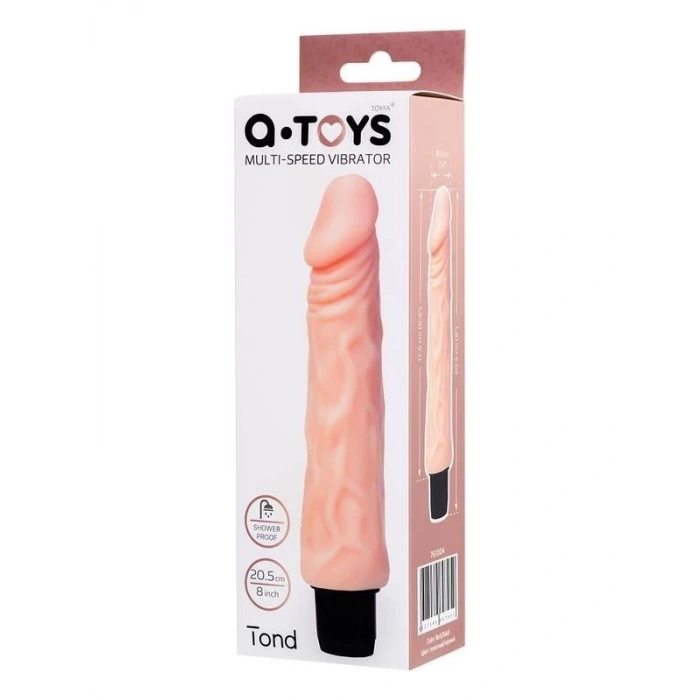Eskişehir Erotik Shop Tond Realistik Vibratör TPE Ten 20,5 cm