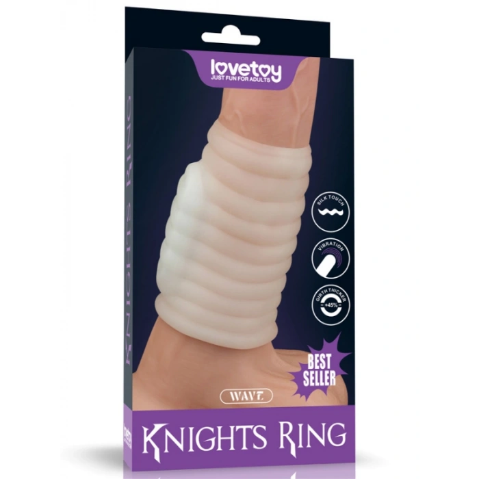 Vibrating Wave Knights Ring