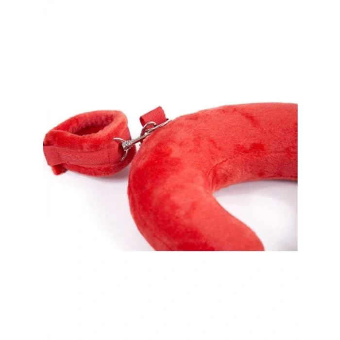 Eskişehir Erotik Shop Yastıklı El Ayak Bağlama Seti Kırmızı