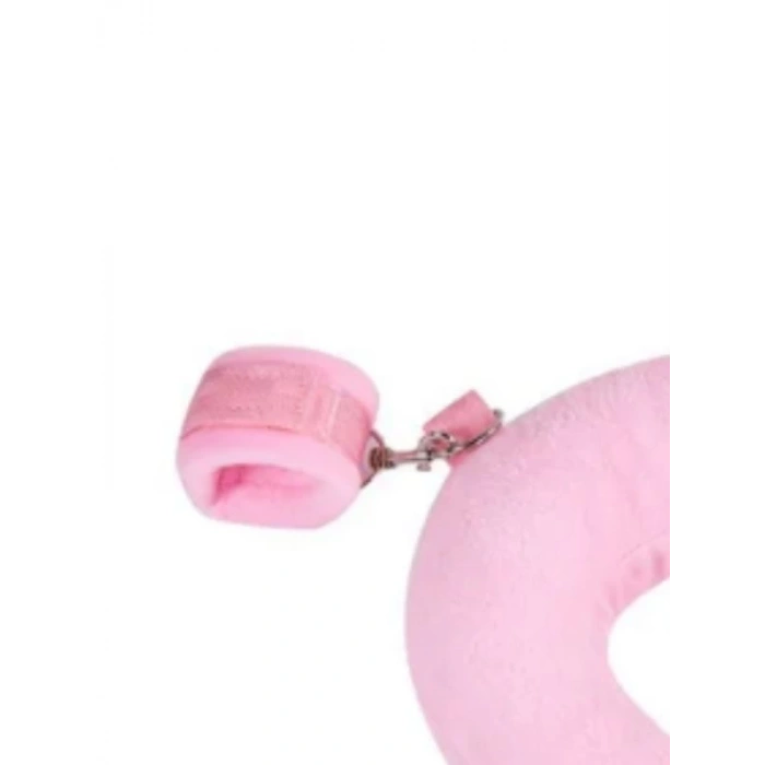 Eskişehir Erotik Shop Yastıklı El Ayak Bağlama Seti Pembe