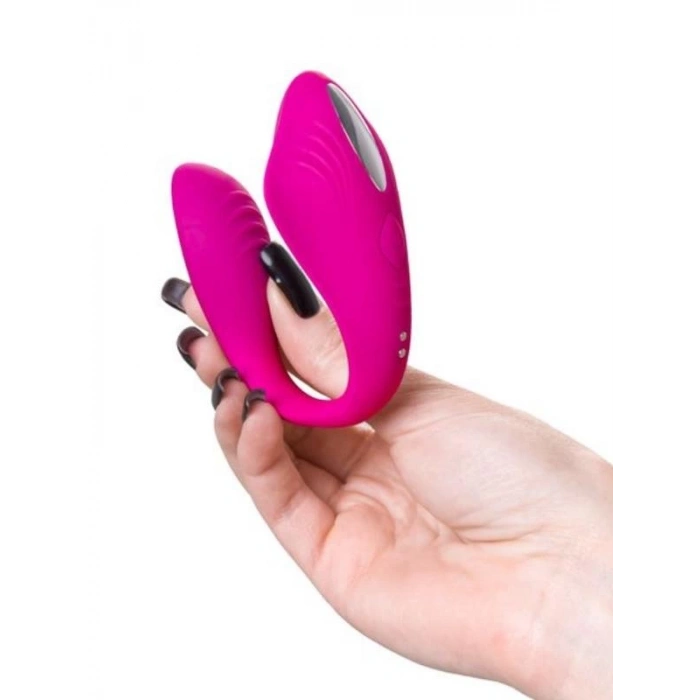 Eskişehir Shop Cobrum Çiftler İçin Vibratör Silikon Pembe 9,6 cm