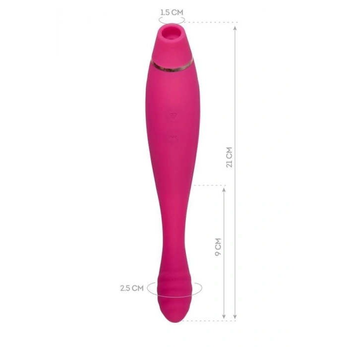 Eskişehir Shop Jos Danvi Vakumlu ve Titreşimli Pembe Vibratör