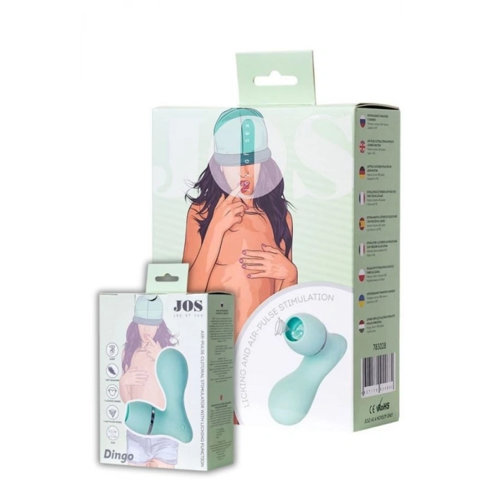 Eskişehir Shop Jos Dingo Titreşimli ve Dilli Klitoral Vakum Vibratörü
