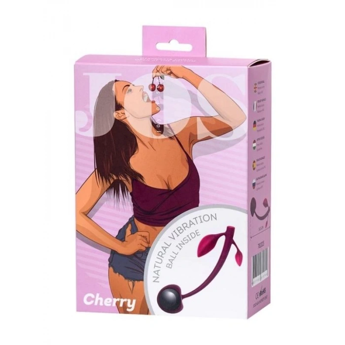 Eskişehir Shop Jos Kiraz Vajinal Top silikon bordo 14,5 cm