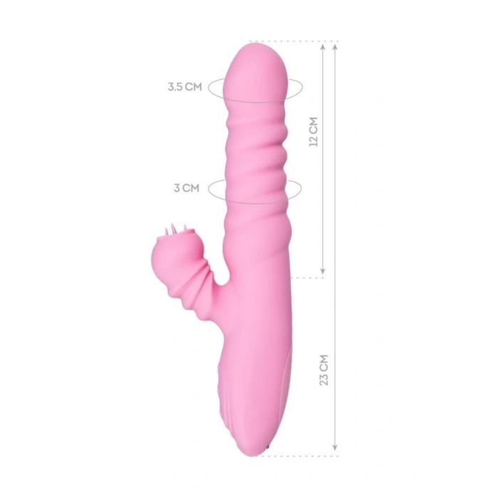 Eskişehir Shop Jos Lixy Yukarı Aşağı ve Isıtma Fonksiyonlu 23cm Vibratör