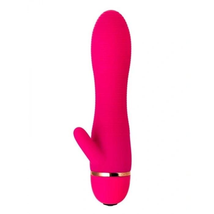 Eskişehir Shop Klitoral Uyarıcılı 20 Modlu Vibratör Silikon Pembe 15 cm